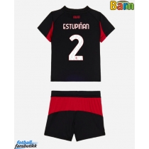 AC Milan Pervis Estupinan #2 Hjemmedraktsett Barn 2025-26 Kortermet (+ Korte bukser)